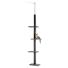 Load image into Gallery viewer, Domestic Delivery Height 238-274cm Cat Tree Condo Scratching Post Floor to Ceiling Adjustable Cat Scratcher Protecting Furniture