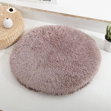 Load image into Gallery viewer, Soft Plush Round Cat Bed Mat for Small Dogs Cats Cozy Fleece Pet Sleeping Mat Kitten Puppy Nest Warm Pet Cushion Cat Accessories