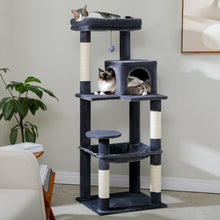 Load image into Gallery viewer, Multi-Level Cat Tree Tower with Condo Scratching Post for Cat Furniture House Cat Scratcher Cat Supplies Cat Toy