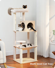 Load image into Gallery viewer, Multi-Level Cat Tree Tower with Condo Scratching Post for Cat Furniture House Cat Scratcher Cat Supplies Cat Toy