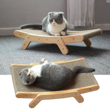 Load image into Gallery viewer, 3 In 1 Wooden Cat Scratcher Board Detachable Lounge Bed Cat Scratching Post Grinding Claw Toys Scrapers for Cats Pet Products