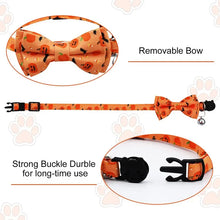 Load image into Gallery viewer, Pet Breakaway Cat Collar Halloween Adjustable Tie Bow Cute Puppy Kitten Collars Rabbit Accessories Pet Pet Products