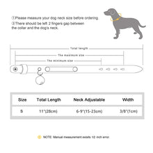 Load image into Gallery viewer, Custom Leather Cat Collar Adjustable Personalized Puppy Cat ID Collars Necklace Engraved Name for Cats Kitten Pet Accessories