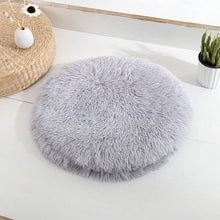 Load image into Gallery viewer, Soft Plush Round Cat Bed Mat for Small Dogs Cats Cozy Fleece Pet Sleeping Mat Kitten Puppy Nest Warm Pet Cushion Cat Accessories
