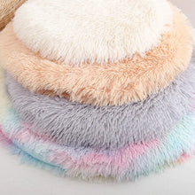 Load image into Gallery viewer, Soft Plush Round Cat Bed Mat for Small Dogs Cats Cozy Fleece Pet Sleeping Mat Kitten Puppy Nest Warm Pet Cushion Cat Accessories
