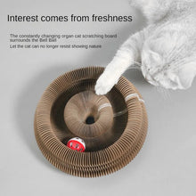 Load image into Gallery viewer, Magic Organ Cat Toy Cats Scratcher Scratch Board Round Corrugated Scratching Post Toys for Cats Grinding Claw Cat Accessories
