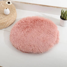 Load image into Gallery viewer, Soft Plush Round Cat Bed Mat for Small Dogs Cats Cozy Fleece Pet Sleeping Mat Kitten Puppy Nest Warm Pet Cushion Cat Accessories
