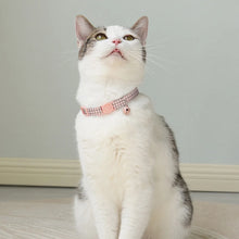 Load image into Gallery viewer, Quick Release Cat Collar Soft Nylon Puppy Kitten Necklace Safty Breakaway  Pet Collars With Bell Accessories For Small Dog Cats
