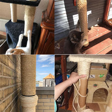 Load image into Gallery viewer, 10 Meters Pet Cat Scratching Twine Rolls Hemp Twisted Cord Macrame Paw Claw Furniture Protector Natural Jute Scratch Guards Rope
