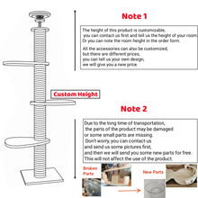 Load image into Gallery viewer, Adjustable Cat Tree House Cat Tower Floor to Ceiling Cats Multi-Level Condo With Scratching Post Hammock Pet Cat Activity Center
