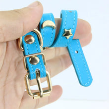 Load image into Gallery viewer, Cute Cat Collar Soft Leather Pet Collars For Small Dog Kitten Puppy Necklace Cat Accessories  Star Moon Rivets Decoration XS-M
