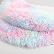 Load image into Gallery viewer, Soft Plush Round Cat Bed Mat for Small Dogs Cats Cozy Fleece Pet Sleeping Mat Kitten Puppy Nest Warm Pet Cushion Cat Accessories
