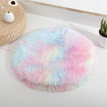 Load image into Gallery viewer, Soft Plush Round Cat Bed Mat for Small Dogs Cats Cozy Fleece Pet Sleeping Mat Kitten Puppy Nest Warm Pet Cushion Cat Accessories
