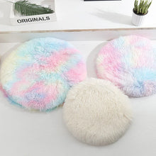 Load image into Gallery viewer, Soft Plush Round Cat Bed Mat for Small Dogs Cats Cozy Fleece Pet Sleeping Mat Kitten Puppy Nest Warm Pet Cushion Cat Accessories
