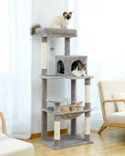 Load image into Gallery viewer, Multi-Level Cat Tree Tower with Condo Scratching Post for Cat Furniture House Cat Scratcher Cat Supplies Cat Toy
