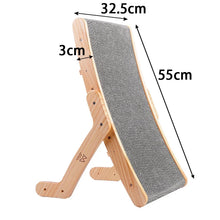 Load image into Gallery viewer, 3 In 1 Wooden Cat Scratcher Board Detachable Lounge Bed Cat Scratching Post Grinding Claw Toys Scrapers for Cats Pet Products
