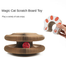 Load image into Gallery viewer, Magic Organ Cat Toy Cats Scratcher Scratch Board Round Corrugated Scratching Post Toys for Cats Grinding Claw Cat Accessories
