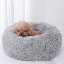 Load image into Gallery viewer, Round Plush Dog Bed
