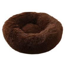 Load image into Gallery viewer, Round Plush Dog Bed
