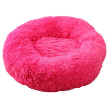 Load image into Gallery viewer, Round Plush Dog Bed
