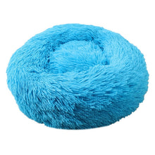 Load image into Gallery viewer, Round Plush Dog Bed
